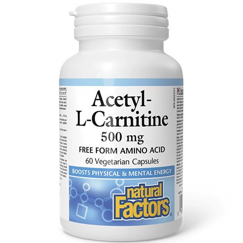 Acetyl-L-Carnitine 500 mg, 60 capsule vegetale