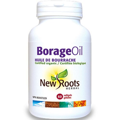 Borage Oil pur, Limba mielului, 1000 mg, 60 capsule moi