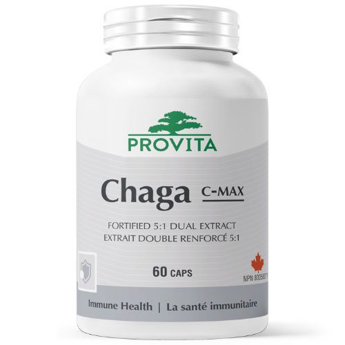 Chaga C-Max - Ciuperca Siberiana (Inonotus obliquus) extract concentrat, 60 capsule