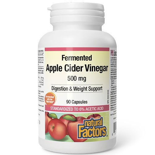 Apple Cider Vinegar (concentrat din otet cidru de mere) 500 mg 90 capsule