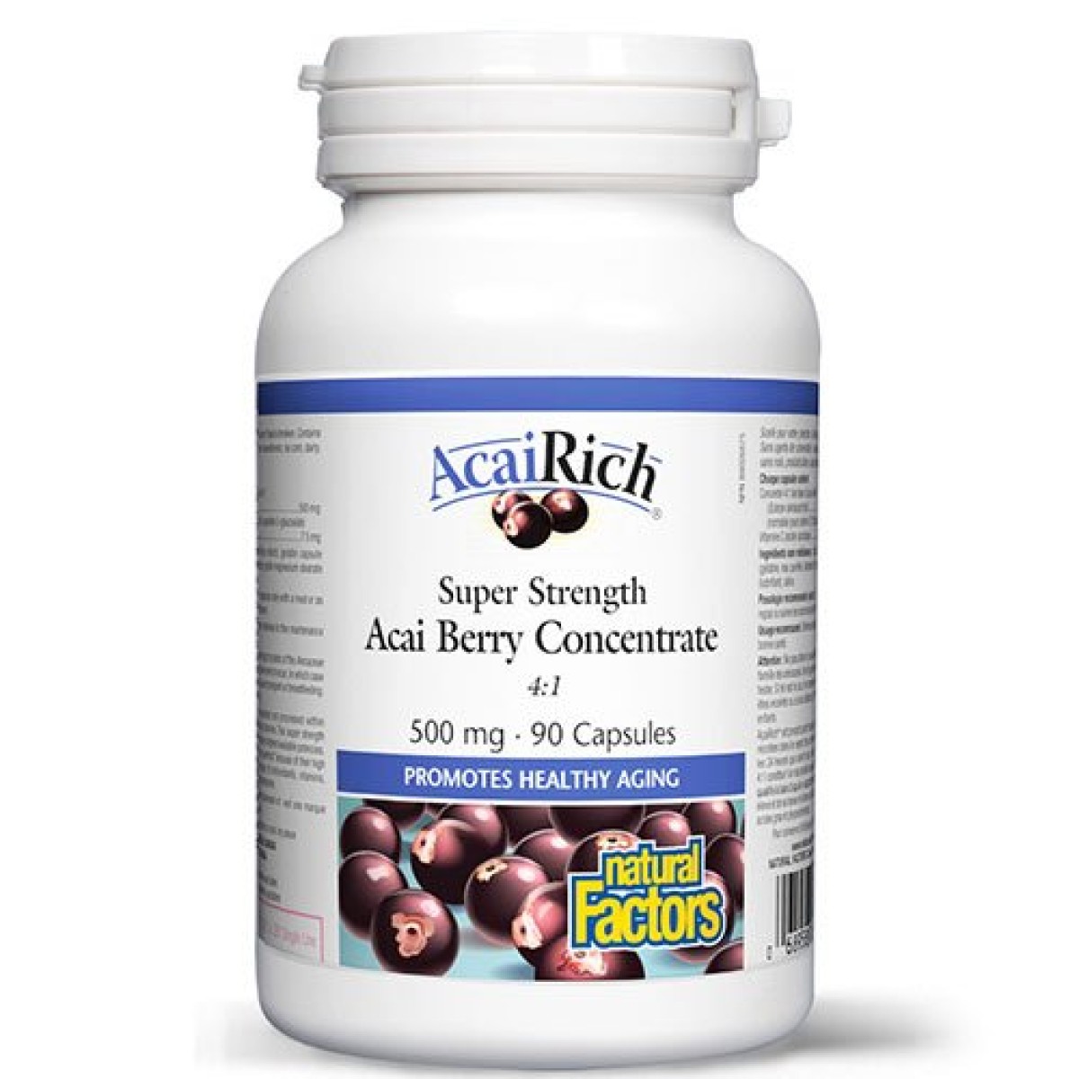 ACAIRICH, Pomisoare Braziliene 500 mg, 90 capsule