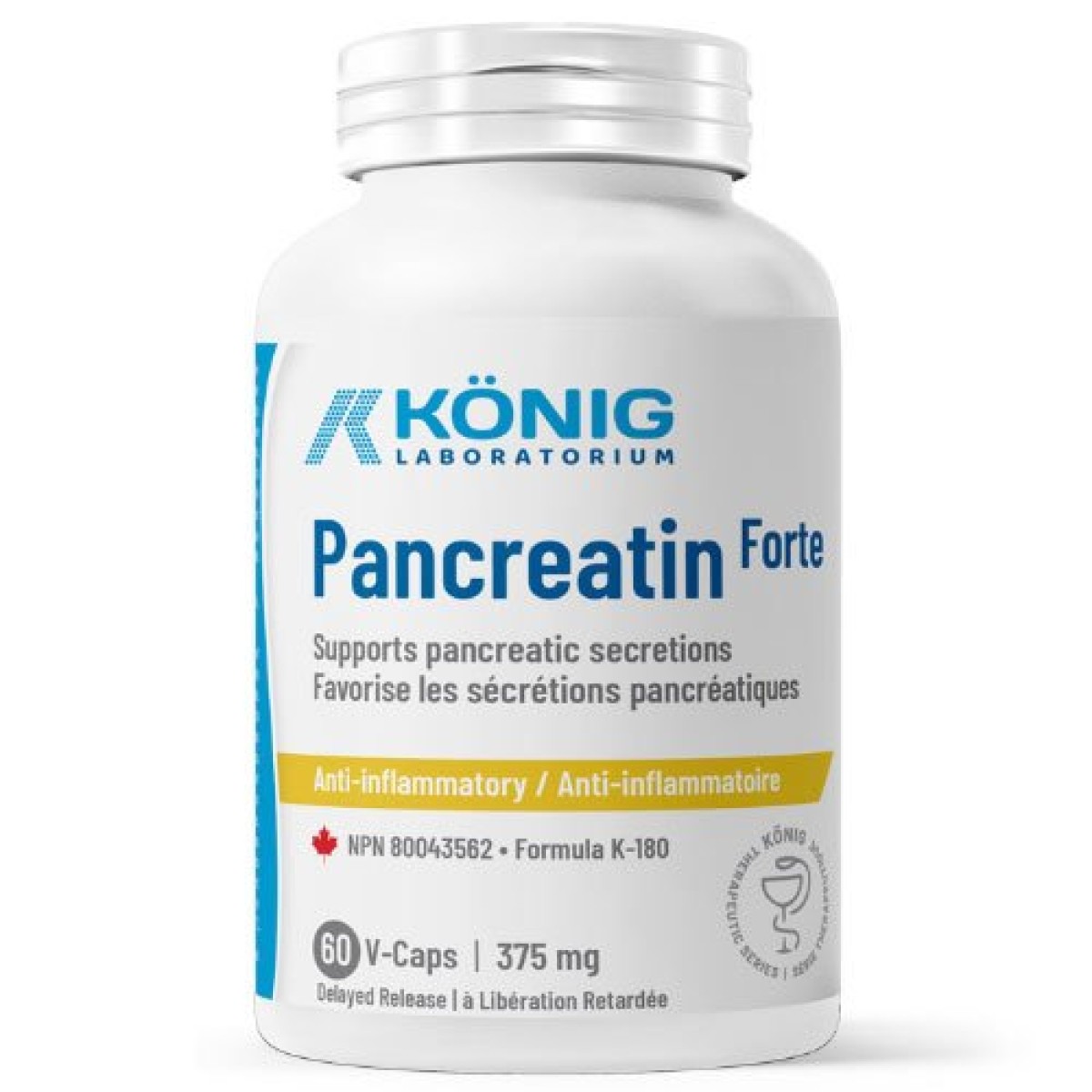 Pancreatin Forte – Enzime Digestive pentru Digestie & Absorbție
