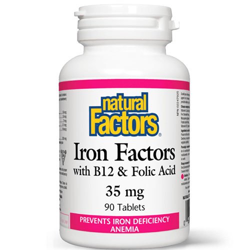 Iron Factors - Fier Fortificat 90 tablete