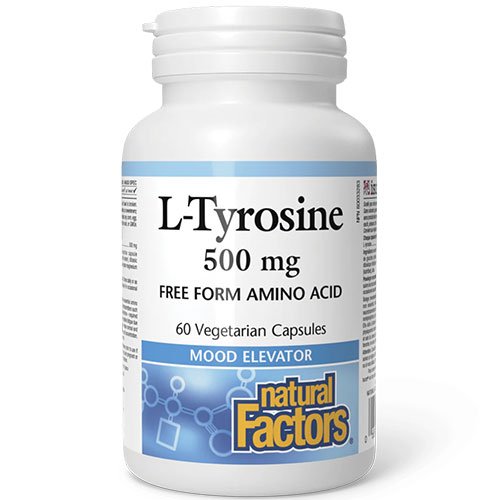 L-Tirozina Natural Factors 500 mg 60 capsule vegetale