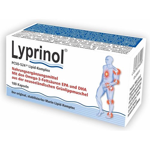 Lyprinol 180 capsule &ndash; Extract original PCSO-524 din scoică verde Perna canaliculus