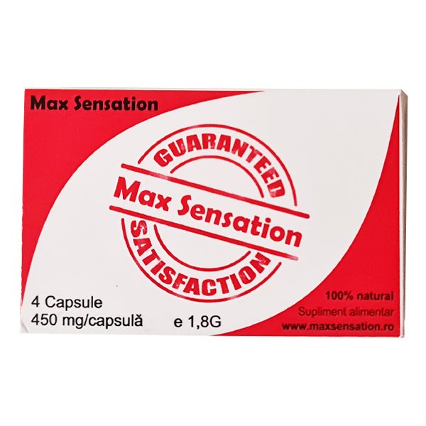 Max Sensation 450 mg 4 capsule