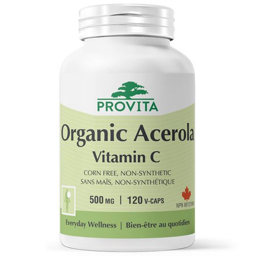 Organic Acerola Vitamin C 120 capsule vegetale