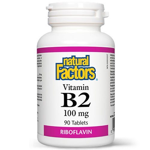 Vitamina B2 – Riboflavina – 100 mg 90 tablete