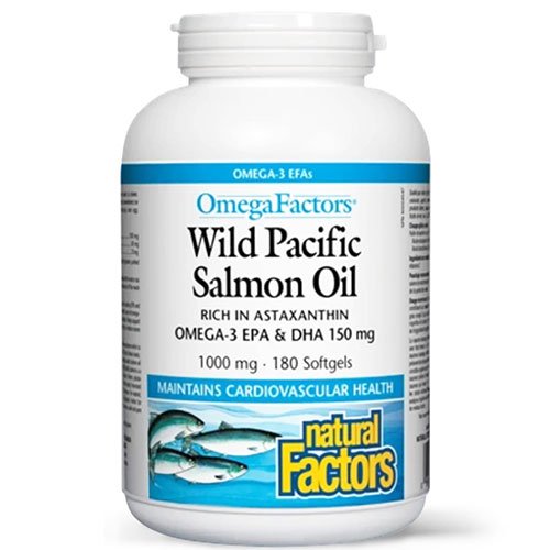 Wild Pacific Salmon Oil 1000 mg 180 gelule moi